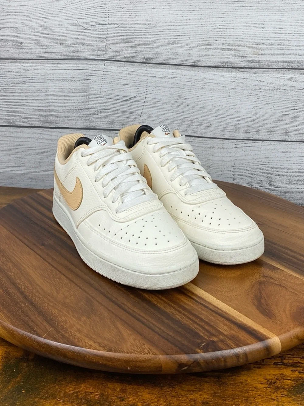 Nike Court Vision Low Next Nature Sail White Sun Club Shoes DH3158-103 Size 9.5